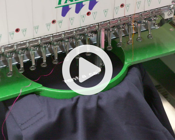 Embroidering Lightweight Knits