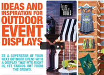 Outdoor Events Merchandising Displays