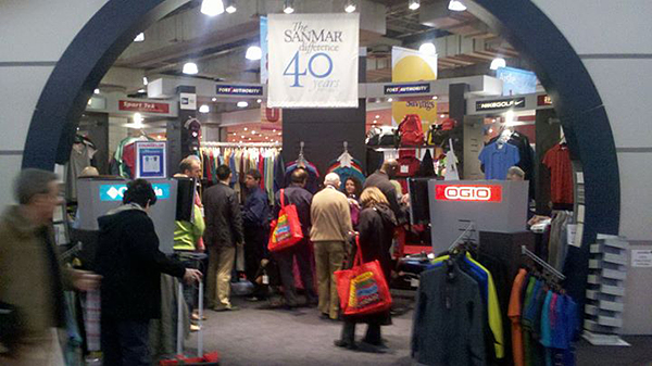 2010s SanMar tradeshow booth