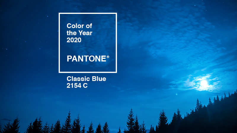 Classic Blue is Pantone's colour of the year for 2020