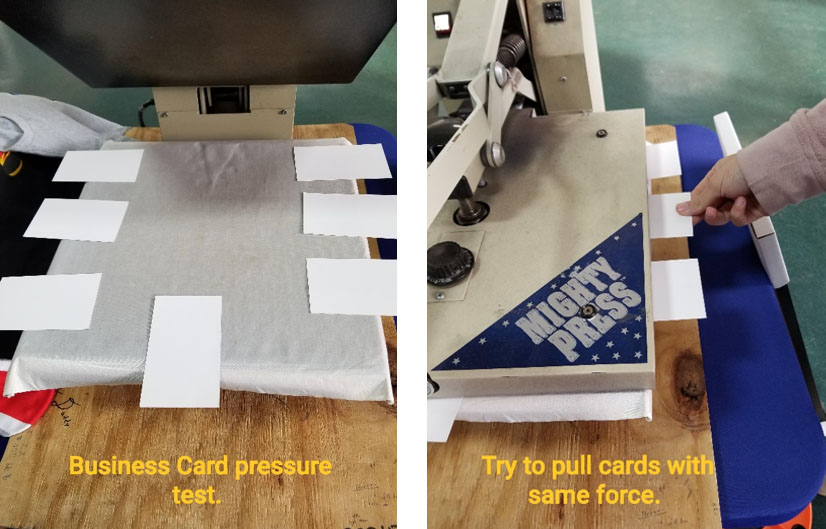 Ways to Test your Issues with Heat Press Pressure SanMar U