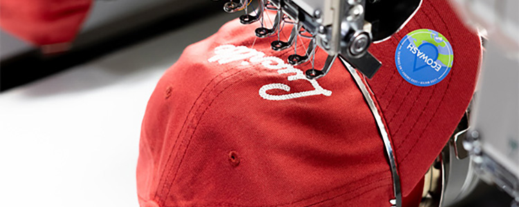 Chain Stitch Embroidery on hats