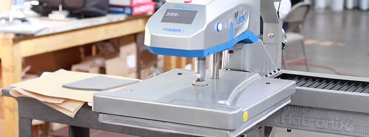 Heat press is built for today's production